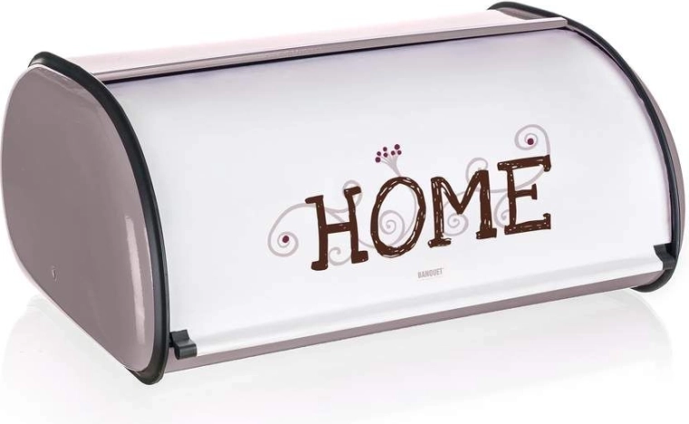 HOME kenyértartó acélból 43,5 × 27,5 × 18,5 cm