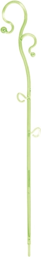 Decor III orchideatámasz, áttetsző zöld, 39 cm