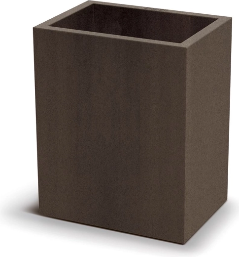 Cubla Case High virágtartó, 36 cm, rozsdabarnás