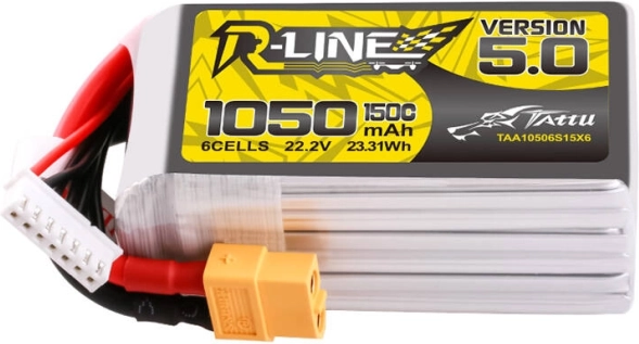 Tattu R-Line LiPo akkumulátor 1050mAh 22.2V 150C