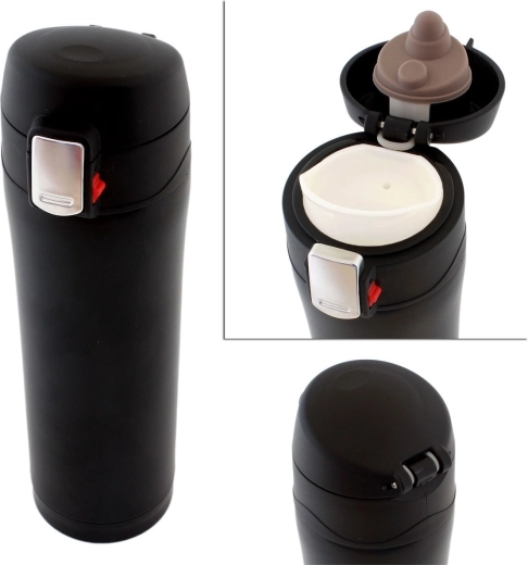 Ag285b termoszbögre 450 ml fekete