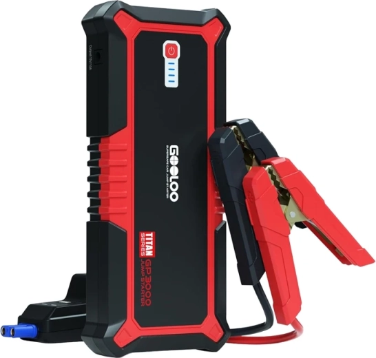 Gooloo GP3000 indítóakkumulátor és powerbank 12 V 59,2 Wh