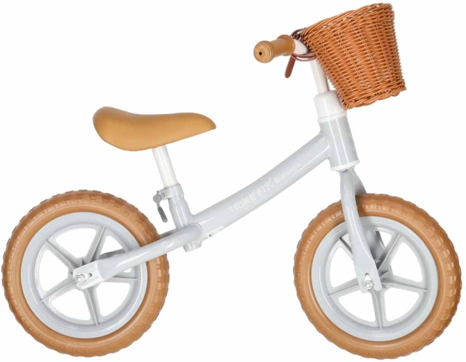 Trike Fix Balance gyerek futóbicikli kosárral, barna