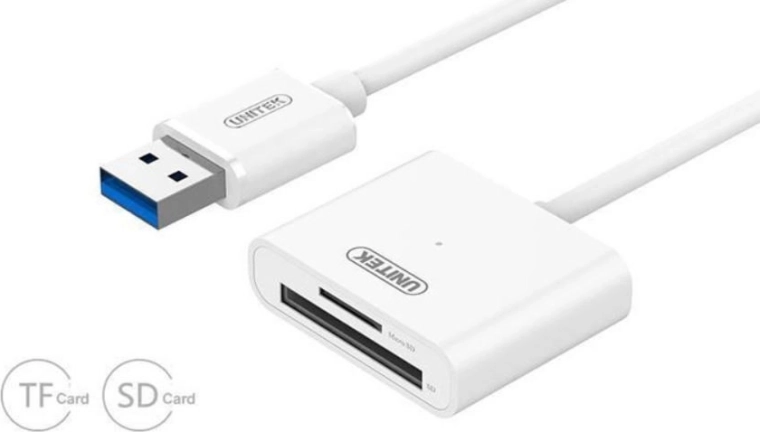 Uniteka Y-9321 USB 3.0 SD/microSD memóriakártya-olvasó