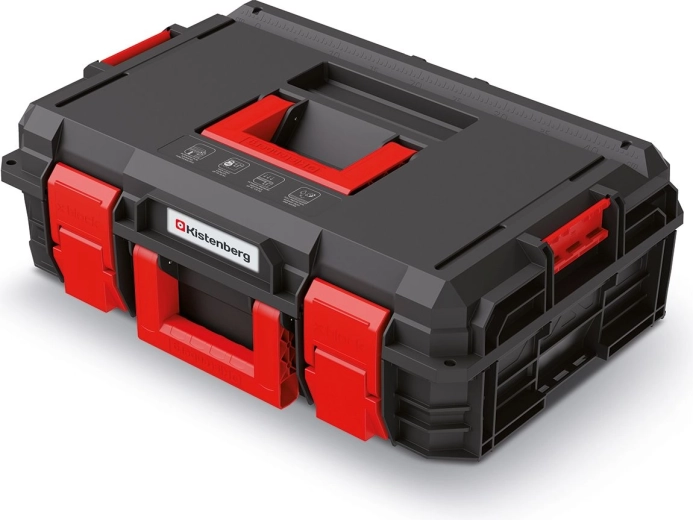 X‑BLOCK PRO szerszámos koffer, 546 × 380 × 194 mm, fekete