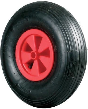 Felfújható kézi kocsikerék 350 mm műanyag tárcsával, 20 mm aggyal