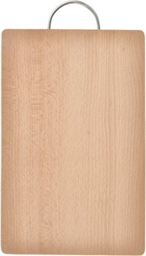 Fa vágódeszka fém fogantyúval 33 × 21,5 cm