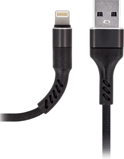 Maxlife Lightning töltőkábel 2 A, 1 m, fekete