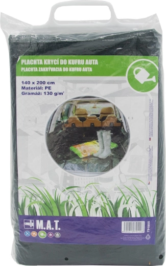 Csomagtér-takaró ponyva 140 × 200 cm, PE 130 g/m²