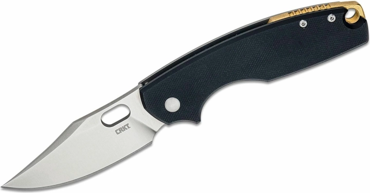 CRKT Pilar IV Black zsebkés 7,9 cm, fekete, G10