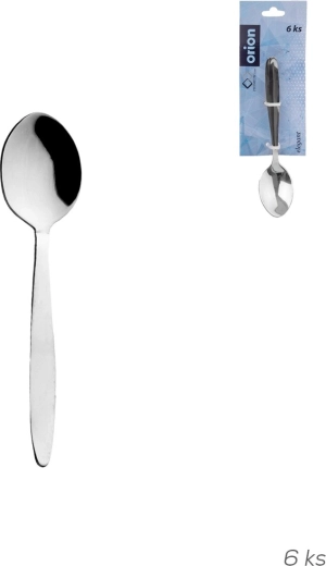 Elegáns rozsdamentes acél kávéskanál 6 db