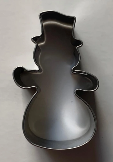 Hóember alakú sütikiszúró – rozsdamentes acél