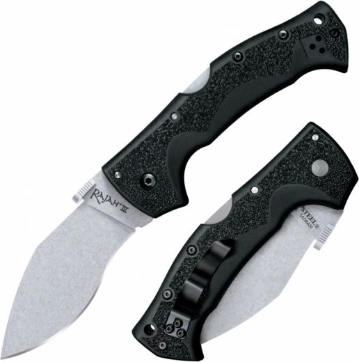 Cold Steel Rajah III zsebkés 8,9 cm stonewash fekete Griv-Ex