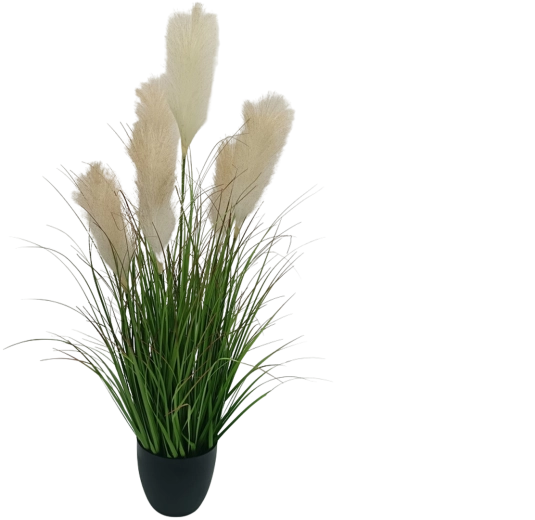 Mű pampafű cserépben, bézs, 105 cm, Garden Line