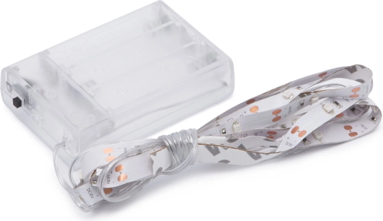 Színes LED-szalag elemmel, 1 m