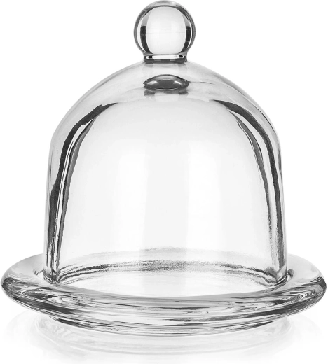 LIMON üveg citromtartó, 12,5 cm