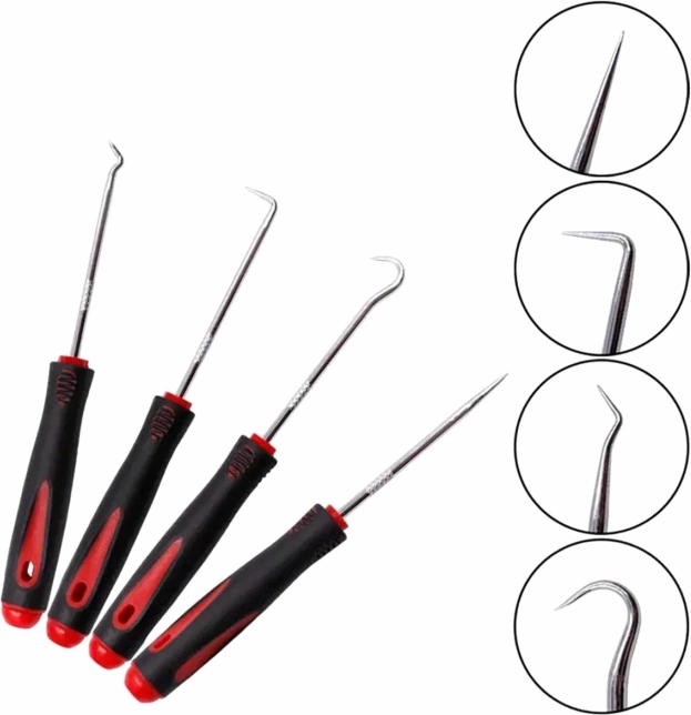 Fogantyús horogkészlet, 4 db