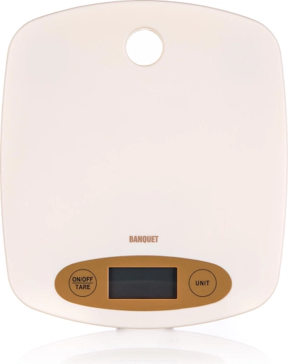 Digitális konyhai mérleg BANQUET Culinaria Cream 5 kg