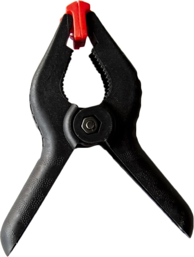 Műanyag rugós szorító 100 mm