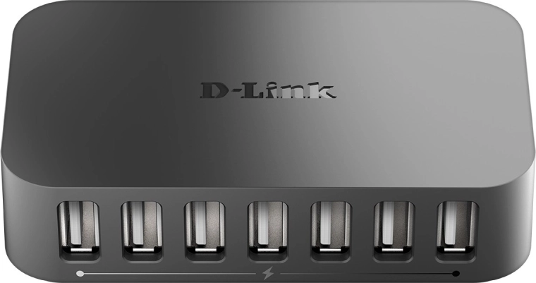 Aktív D-Link DUB-H7 USB-hub 7 porttal