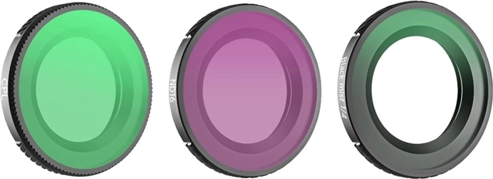 Sunnylife 1/4" szűrőkészlet DJI Osmo Nano-hoz – Black Mist, CPL és ND16