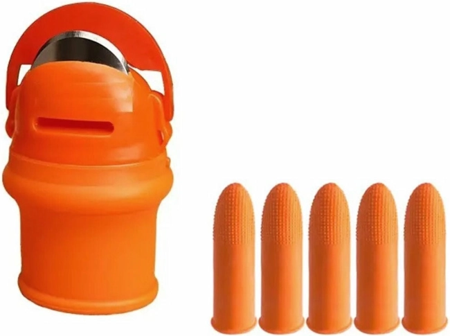 Ag919 hüvelykujj-ujjvédő késes + védők 5 db