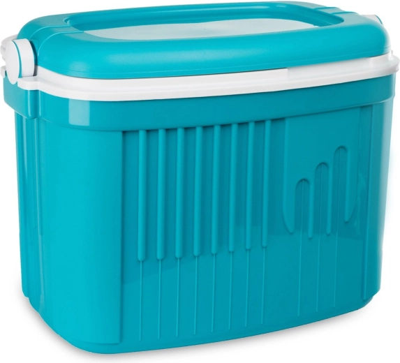 Kamai Iceberg 42 l túrahűtőtáska, türkiz színben fehér fogantyúval