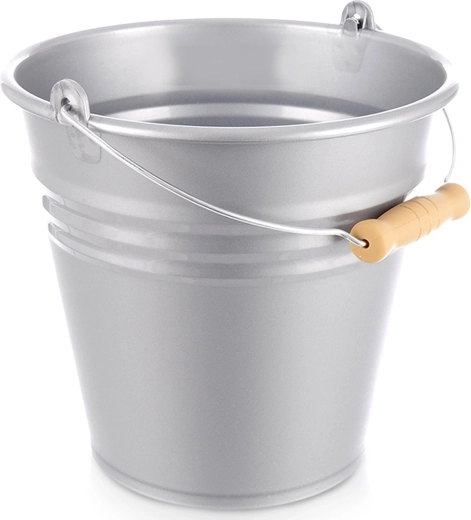 Műanyag szürke vödör 10 l