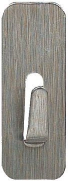 Öntapadós rozsdamentes acél téglalap alakú akasztók 1,8 × 4,5 cm, 4 darabos készlet