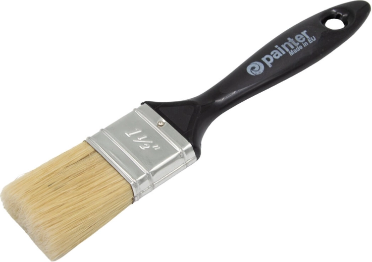 Lapos ecset 1,5" műanyag nyéllel, 13 mm