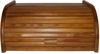 Bükkfa kenyértartó, világos dió, 39 × 28 × 18 cm