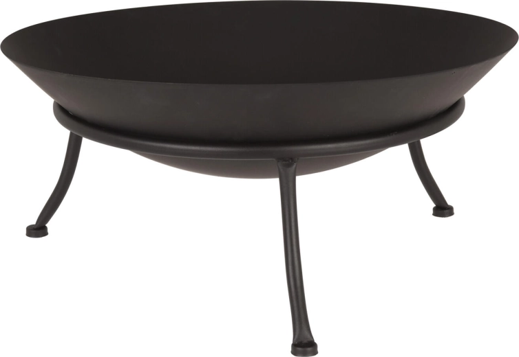 Hordozható kültéri tűzrakó, 47 cm, fém