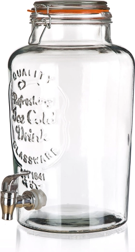 Summer üveg italadagoló csappal, 7 l