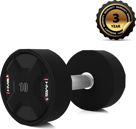 HMS poliuretán egykezes kézisúlyzó 10 kg