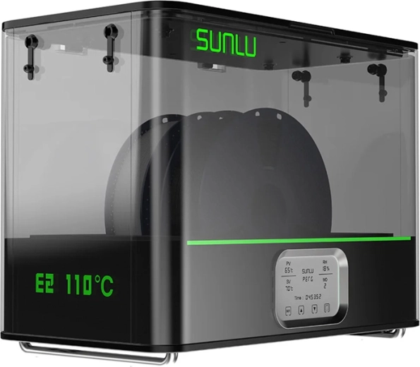 Sunlu FilaDryer E2 filament szárító és nyomtatvány-hőkezelő