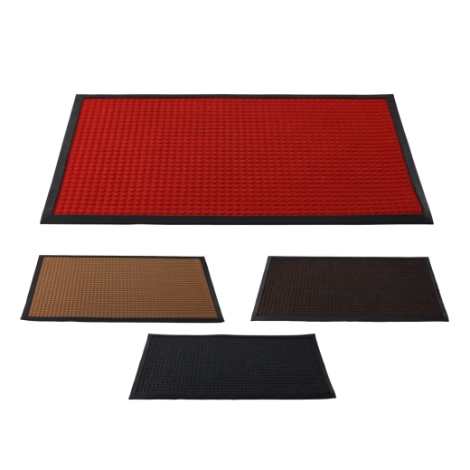 Gumiból készült bejárati lábtörlő polipropilén felülettel 60 × 90 cm