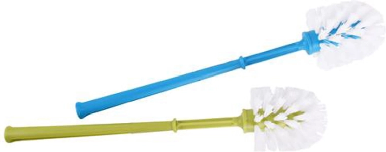 TORO műanyag WC-kefe tálka nélkül, vegyes színek