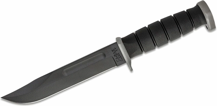 KA-BAR Extreme Fighting/Utility kés D2, 18 cm, fekete, Kraton G, Kydex tok