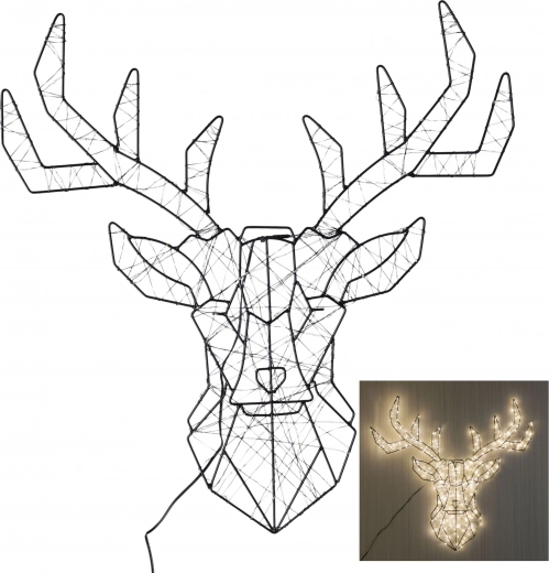 LED rénszarvas dísz