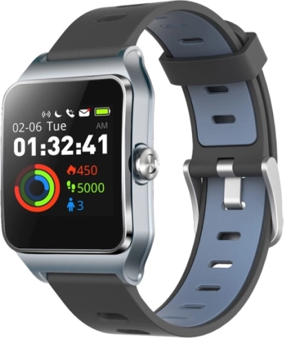 UMAX U‑Band P1 Pro – ezüst okoskarkötő GPS-szel és pulzusméréssel