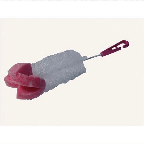 Szivaccsal ellátott palackkefe, 6 cm