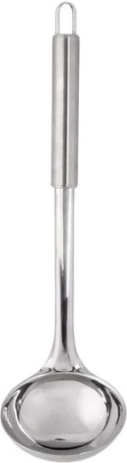 Rozsdamentes acél merőkanál 30 cm, ezüstszínű