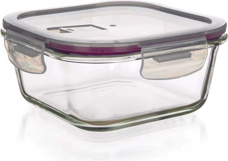 Lora üvegedény 0,5 l hermetikus fedéllel