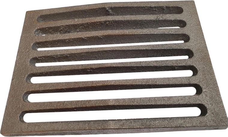 Lapos öntöttvas rostély 270 × 190 mm