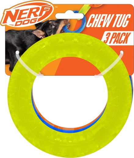 Nerf Dog átlátszó tüskés apportgyűrűk készlete 12,5 cm (3 db)