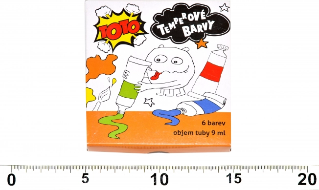 Temperafesték tubusban – 6×9 ml készlet