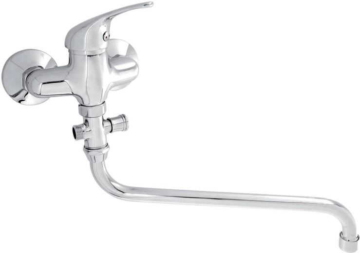 Fali kádtöltő csaptelep TITANIA IRIS, króm, 330 mm kifolyócső