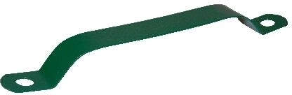 Műanyaggal bevont bilincs 38 mm oszlophoz, zöld
