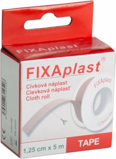 Fixaplast textil ragtapasz tekercsben 1,25 cm x 5 m