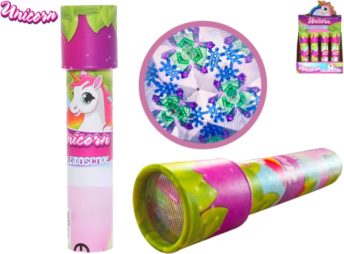 Unikornisos kaleidoszkóp gyerekeknek